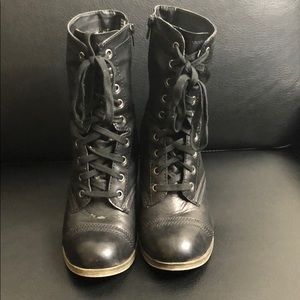Faux Leather Boots
